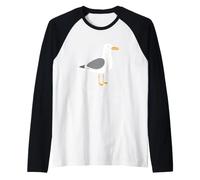 Imma Steal Ur Fries Divertidos Aperitivos de Verano en la Playa de gaviotas Camiseta Manga Raglan