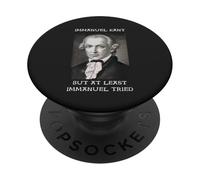 Immanuel Kant Filósofo alemán Pero al Menos intentó PopSockets PopGrip Adhesivo