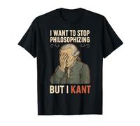 Immanuel Kant Pun Quiero Dejar de Filosofar Filosofía Camiseta