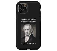 Immanuel Kant Quiero Dejar de filosofar Juego de Palabras Carcasa para iPhone 11 Pro