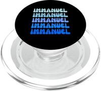 Immanuel Retro Name Stack Design PopSockets PopGrip para MagSafe