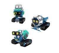 iMMaster Robot Azul con Paneles 3 en 1 - Set de construcción 494 piezas - Robótica creativa desde 8 años