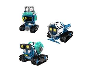 iMMaster Robot Azul con Paneles 3 en 1 - Set de construcción 494 piezas - Robótica creativa desde 8 años