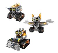 iMMaster Robot Naranja con Paneles 3 en 1 - Set de construcción 451 piezas - Robótica creativa desde 8 años