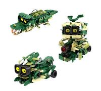 iMMaster Robot Verde con Paneles 3 en 1 - Set de construcción 513 piezas - Robótica creativa desde 8 años