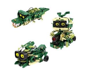 iMMaster Robot Verde con Paneles 3 en 1 - Set de construcción 513 piezas - Robótica creativa desde 8 años