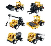 iMMaster Vehículos de Construcción 2 en 1 - Robot Transformable - +6 años