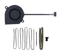 Immdinogo 5015 Hotend Ventilador de cubierta frontal para BambuLab P1P/P1S: DC 24V Disipación eficiente de calor sin escobillas Soplador de doble rodamiento de bolas con tira de luz para enfriar capa