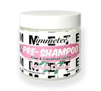 immetee Aloe & Agua de Coco Pre-Shampoo, Tratamiento Pre-Shampoo para Sequedad, Desenredar y Rotura, 400ml/13.52oz