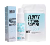 immetee Polvos Texturizantes Pelo Hombre Mujer 40g, Polvos Para el Pelo Spray, Efecto Ligero y Mate, Estilo Fuerte, Paquete de 20g + 20g (Azul)