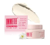 immetee Pomada capilar para mujer - Arcilla moldeadora mate de fijación media, ligera y fácil de enjuagar, ideal para cabello corto, 1,76 oz/50 g (rosa)