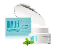 immetee Pomada capilar para mujer - Fijación media con brillo natural, aporta volumen sin apelmazar el cabello fino, sin residuos pegajosos y fácil de aclarar, 1,76 oz / 50 g (azul)