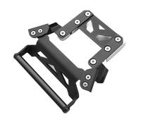 IMMLSX Barra Soporte Navegación para Forza350 para Forza 350 para NSS350 para NSS 2021-2025 Soporte Navegación Motocicleta Teléfono GPS Adaptador Acero Al Carbono(Black-12mm)