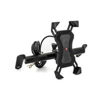 IMMLSX Barra Soporte Navegación para SMY JOYMAX Z 300 para CRUISYM 2017-2019 Accesorios para Motocicleta GPS/Smartphone Soporte Adaptador para GPS De Matrícula(CM-USB Charging)