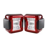 IMMLSX Coche Piloto Trasero Para Jeep Para Wrangler JL 2018 2019 2020 2021 2022 Lámpara De Freno Trasero Coche Señal Giro Accesorios Luz Marcha Atrás Luces Traseras LED(Clear E*u)