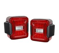 IMMLSX Coche Piloto Trasero Para Jeep Para Wrangler JL 2018 2019 2020 2021 2022 Lámpara De Freno Trasero Coche Señal Giro Accesorios Luz Marcha Atrás Luces Traseras LED(Red U*S)