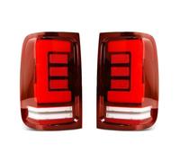 IMMLSX Coche Piloto Trasero Para VW Para Amarok V6 2008-2022 Lámpara Señal Giro Parada Freno Estacionamiento Lámparas Conducción Luz Marcha Atrás 12V LED Cola(Red shell)