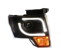 IMMLSX Faros Principales Automóvil Para Ford Para F150 Para F 150 2009-2014 Conjunto De Faros Listos Para Usar Piezas HID Xenón Faro Emisor Diodo DRL
