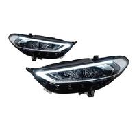 IMMLSX Faros Principales Automóvil Para Ford Para Faros Fusión 2017-2020 Para Mondeo CD4 Linterna LED Cabeza Hid Señal Dinámica Bi Xenon Accesorios Haz LED Estilo Coche