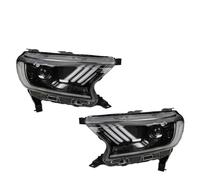 IMMLSX Faros Principales Automóvil Para Ford Para Faros Ranger 2015-2021 LED Proyector Faro Luz De Circulación Diurna Accesorios Automotrices Luces De Coche(LED Headlights,Black background)