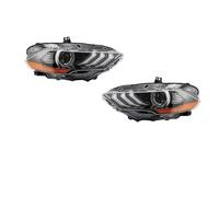 IMMLSX Faros Principales Automóvil Para Ford Para Mustang 2018-2022 Faro Delantero DRL Faros Señal Giro Plug And Play Par Conjunto Faros LED Coche(Normal Version RHD)