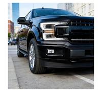 IMMLSX Faros Principales Automóvil Para Ford Para Raptor Para F150 2018-2019 Conjunto Faros Coche Lente Proyector LED Dinámica Plug And Play Accesorios Coche(Electroplate one set)