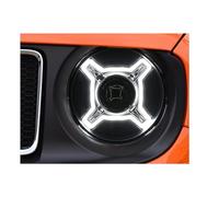IMMLSX Faros Principales Automóvil Para Jeep Para Renegade 2016-2019 Lente Proyector Integración Lejana Modificada LED DRL Accesorios Faro Estilo Coche(High and low beamLED)