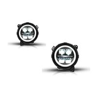 IMMLSX Faros Principales Automóvil Para Jeep Para Wrangler JL JT JK 2018-2024 LED Proyector Faro Luz Circulación Diurna Accesorios Automotrices Luces Coche Faros