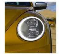 IMMLSX Faros Principales Automóvil Para VW Para Beetle 2013-2019 Conjunto Lámparas Delanteras Coche Lente Proyector LED Automático Accesorios Herramientas Plug And Play(White)