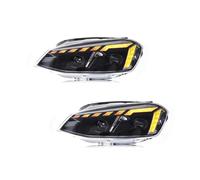 IMMLSX Faros Principales Automóvil Para VW Para GOLF 7 7,5 2013-2018 Linterna LED Cabeza Piezas Luz De Giro Coche Plug And Play Par Conjunto Faros Coche(Xenon led bulb)