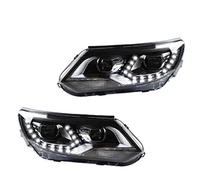 IMMLSX Faros Principales Automóvil Para VW Para Tiguan 2013-2016 Conjunto Faros Delanteros Coche LED Luces Delanteras Coche Accesorios Lente Proyector Iluminación