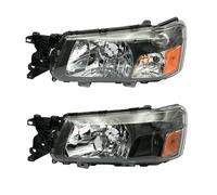 IMMLSX Faros Principales Para Subaru Para Forester SG5 2003 2004 2005 Linterna Para Cabeza Versión U * S Izquierda Derecha Modificada 2 Uds Faro Parachoques Delantero Faro Delantero