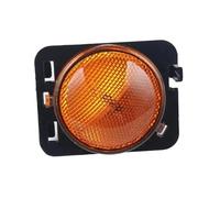 IMMLSX Indicador Intermitente Lateral Para Jeep Para Wrangler JK 2007-2018 55078145AA Guardabarros Delantero Coche Luces Indicador Lateral Lámpara Señal Giro Izquierda Derecha(1pc Left)