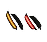 IMMLSX Indicador Intermitente Lateral Para Mazda Para Miata Para MX5 2016-2022 4x LED Para Guardabarros Indicador Lateral Luz Señal Amarillo Rojo Accesorios Lámpara Parachoques