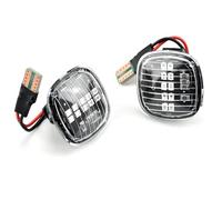 IMMLSX Indicador Intermitente Lateral Para Skoda Para Fabia Para Octavia Para Superb Para Roomster 2X Indicador De Luz Giro Lateral LED Dinámico(Crystal white)