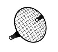 IMMLSX Motocicleta Protector Faros Para Sportster Para Chopper Para Cafe 6,3 ''Universal Motocicleta Vintage Montaje Lateral Protector De Faro Retro Grill Cubierta Lámpara Luz(B)