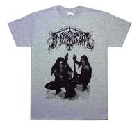 Immortal Battles In The North Men T-Shirt Etal Grey M