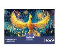 Immortal Bird Rising from The Ashes 1000 Stück Premium-Karton Puzzle Fire Bird Stressabbau Kreatives Spiel Puzzles Als Wohnaccessoires 38x26cm/1000pcs Immortal Bird Rising from The Ashes 1000 Stück P