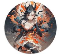 Immortal Heroes Fantasy 1000 Piezas Rompecabezas Portrait-Puzzle Imágenes Vibrantes Liberador De Estrés Puzzle Herausforderungsspielzeug Für Die Ganze Familie 1000pcs (67.5x67.5cm)