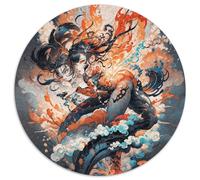 Immortal Heroes Fantasy 1000 Piezas Rompecabezas Portrait-Puzzle Juego Creativo Liberador De Estrés Puzzle Herausforderungsspielzeug Für Die Ganze Familie 1000pcs (67.5x67.5cm)