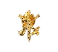 Immortal Warrior Pin Dorado de la Legión Cristo en Aleación Metálica con Fijación de Dos Alfileres tipo Patilla