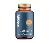 Immunity 90 Cápsulas Zeutics by Blanca Gómez | N-Acetilcisteína, Lactoferrina y Zinc | Refuerzo del sistema inmunitario | Sin gluten | Fórmula experta