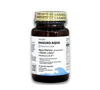 IMMUNO AQUA Defensas Fuertes, Vitamina C, D, E, Zinc, Reishi y Minerales Agua de Mar. 1 mes 30 cápsulas