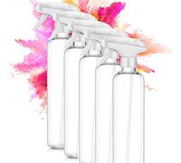 ImnBest Botella de Spray Vacías de Plásticoo 5 x 500ml, Pulverizador Agua de Gatillo Bote Spray Pulverizador para Regar Plantas de Jardín,Limpieza, Cocina