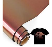 IModeur 5 Ft vinilo textil dorado a fucsia - 30,5 x 153 cm vinilo Camaleón para Silhouette Cameo, vinilo textil termoadhesivo para ropa, gorras, pantalones, otros tejidos