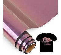 IModeur 5 Ft vinilo textil oro a violet - 30,5 x 153 cm vinilo Camaleón para Cricut Maker, Silhouette Cameo, vinilo textil termoadhesivo para ropa, gorras, pantalones, otros tejidos