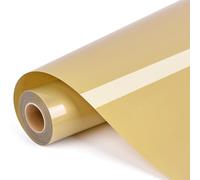 IModeur Lámina Dorada para Plóter - 30,5 x 400 cm, Flexible para Cricut Maker y Silhouette Cameo, para Ropa y Sombreros