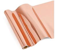IModeur vinilo adhesivo oro rosa, 30,5 cm x 125 cm Vinilo oro rosa para Cricut, Vinilo Autoadhesivo para Regalos DIY, Fiesta de Cumpleaños