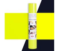 IModeur vinilo textil Neon Amarillo - 30,5 x 275 cm vinilo Amarillo para Cricut Maker, Silhouette Cameo, vinilo textil termoadhesivo para ropa, gorras, pantalones, otros tejidos