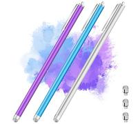 iMoebel Bolígrafo para Tableta 3 Pack Punta de Fibra 18,5 CM Extra Largo con Clip, Stylus Pasivo Universal Compatible con Pantallas Táctiles Capacitivas, Teléfonos y Tabletas
